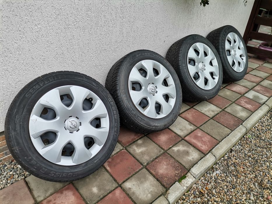 Jante tabla 5x110 Opel +anvelope iarna 205/55r16