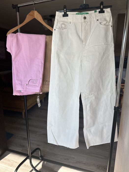 Дамски широки дънки Benetton