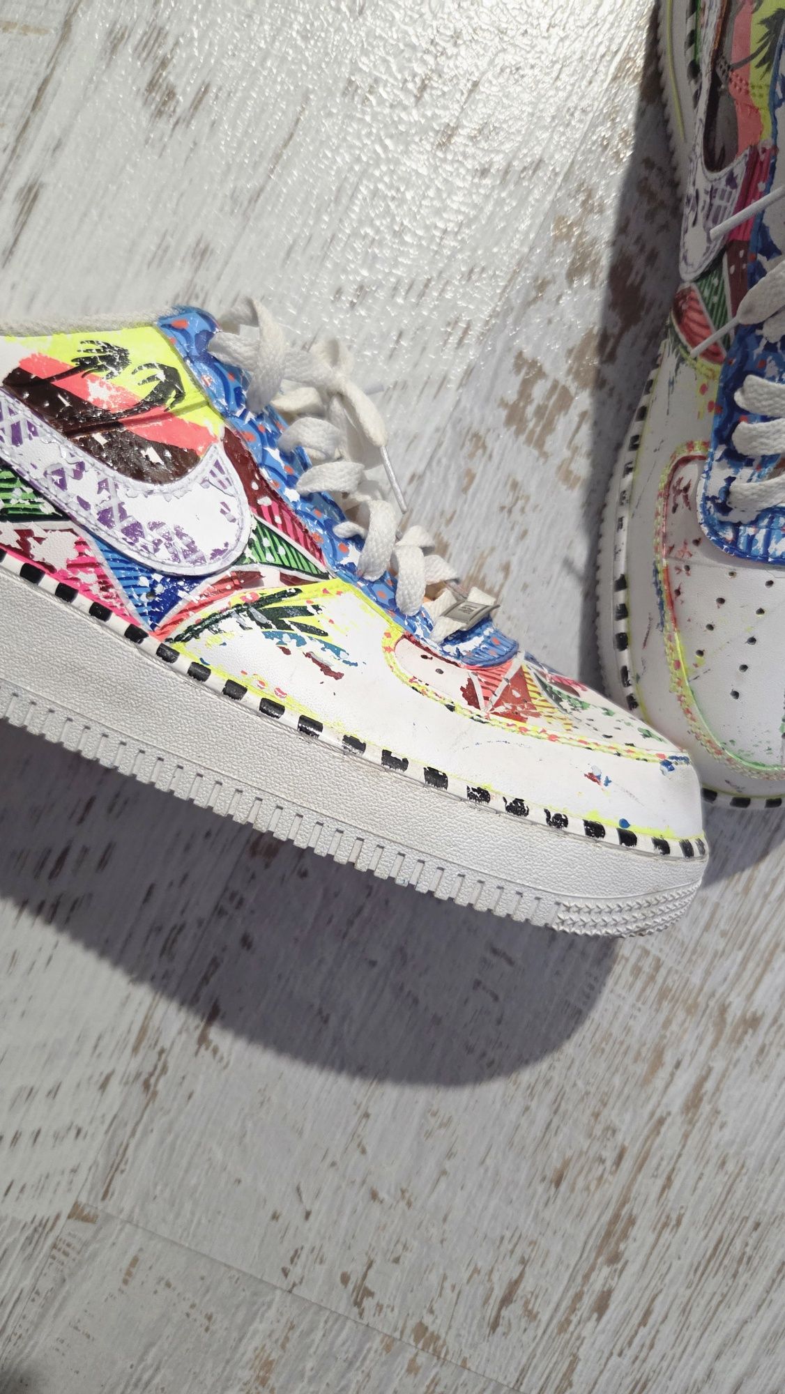 nike air force ръчно рисувани