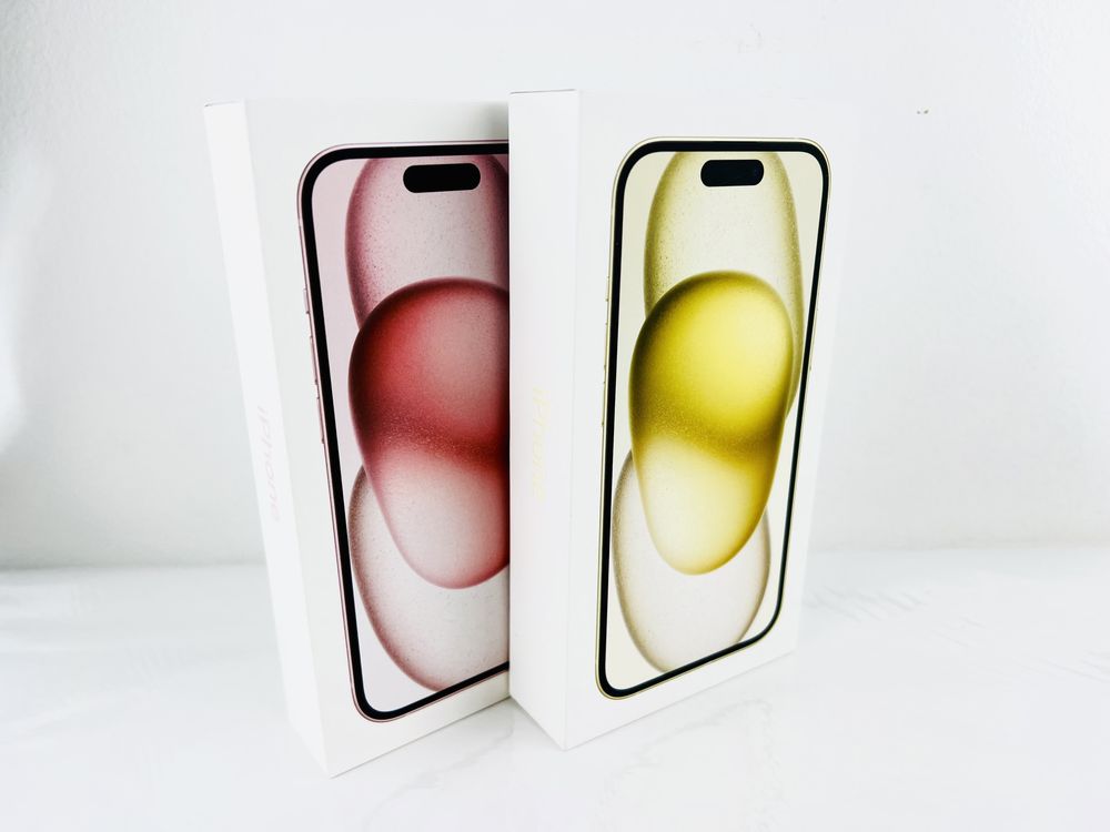 НОВ! Apple iPhone 15 128GB Yellow / Green Гаранция!