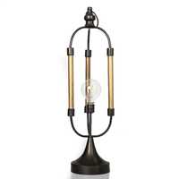 Lampa Decorativa DKD Metal Negru cu Auriu