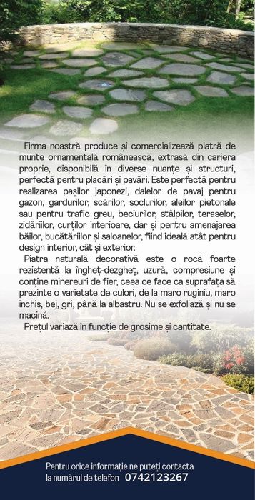 Piatra naturala decorativa,blocuri de piatră,pavaj,zidarii,terase