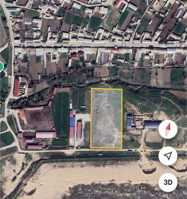 земельный участок 2.6 га в г. Нурафшон, Тойтепа