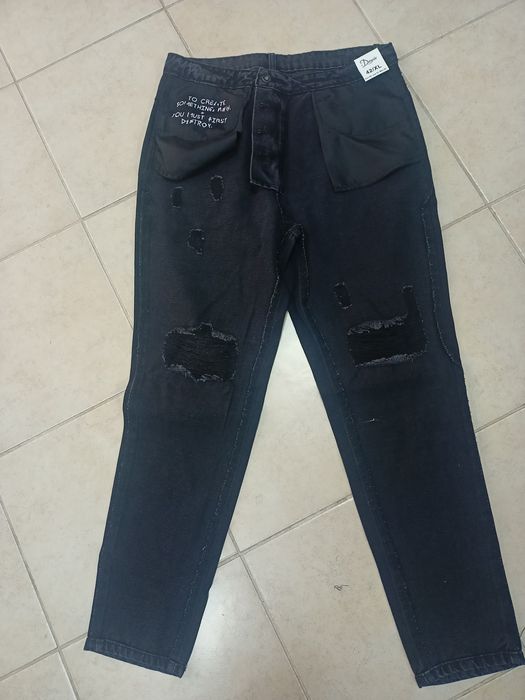 Дамско двулицево дънки