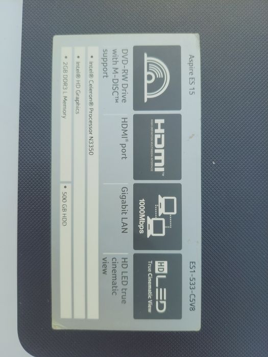 Acer aspire ES15