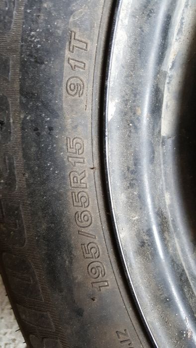 Джанта за vw с нова гума 195 65 15 бриджстоун