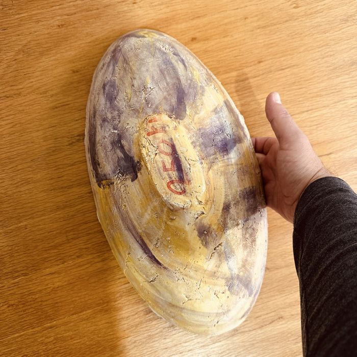 Ръчно изработена ретро артистична керамична купа