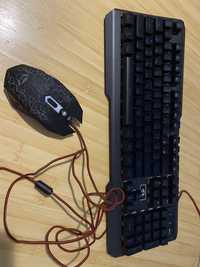 Tastatura  Redragon K506 Centaur  si mouse GXT 105 gaming
