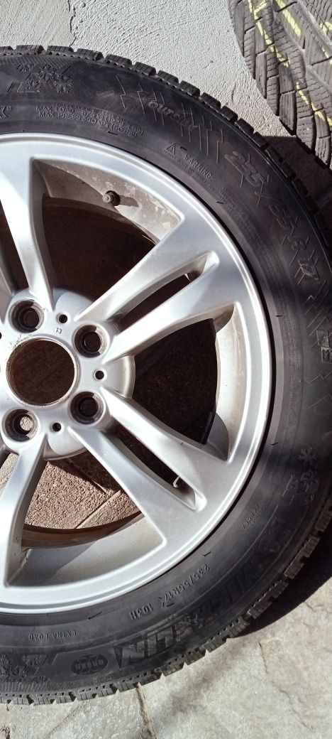 Jante aliaj  bmw x 3cu cauciucuri michelin 235/ 55 /17