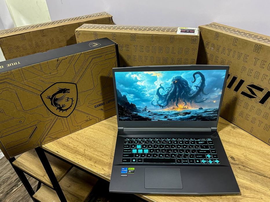 MSI RTX4050 videokarta bilan igrovoy noutbook