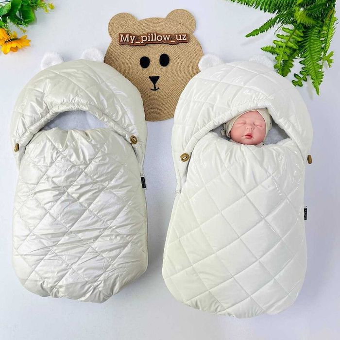 Зимний конверт для новорожденных