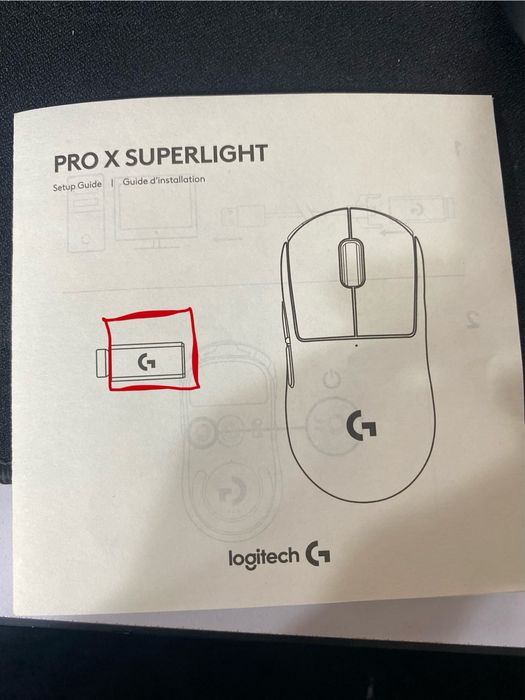 Logitech Pro X Superlight 1 (чёрный цвет)