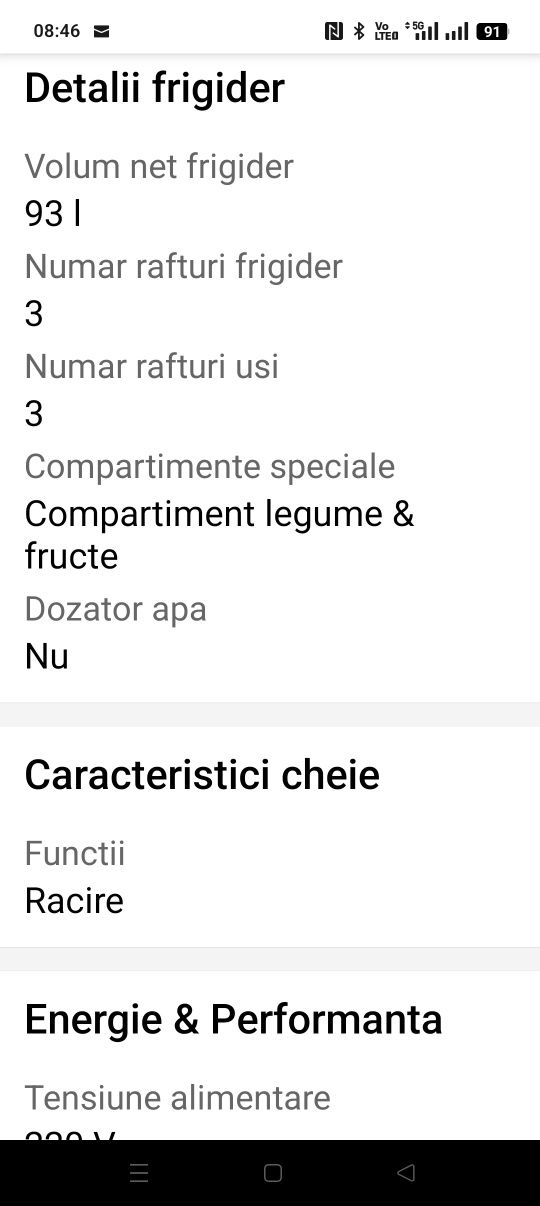 10 buc frigidere noi, sigilat, cu garanție24 luni, cu o ușă