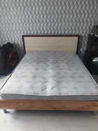 Двухспальная кровать + матрас (200х160)