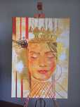 Tablou pictat manual – artă originală, 50x70 cm, decor elegant