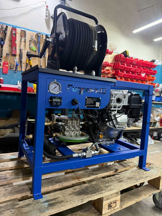 Гидродинамическая установка 200 бар 30 л/мин для прочистки канализации