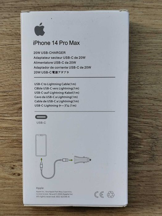 Incarcator auto Iphone 20w original pt seriile 11-16
