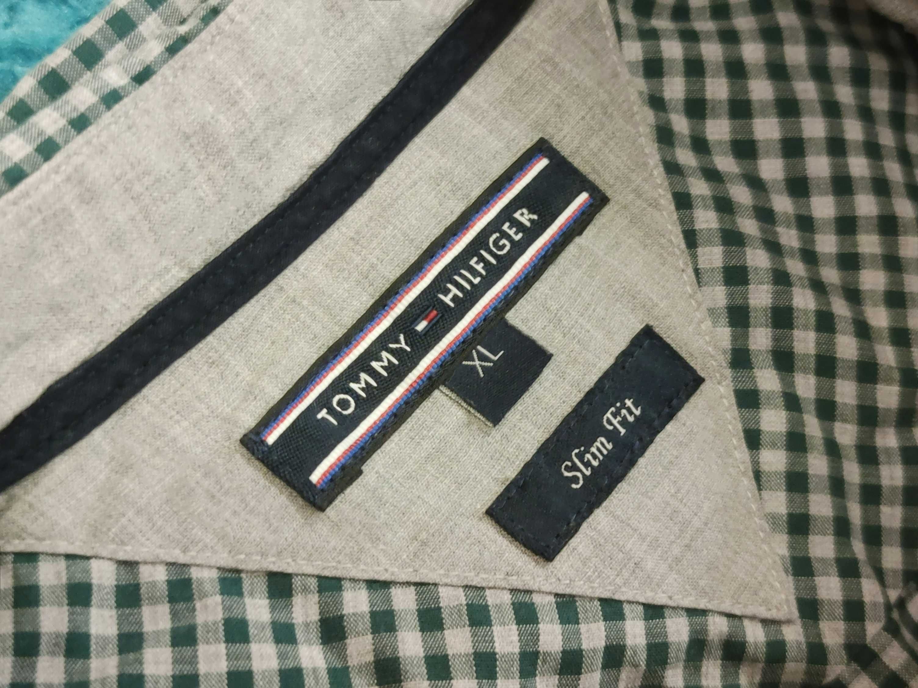 Camasa Tommy Hilfiger Oxford Gingham Green