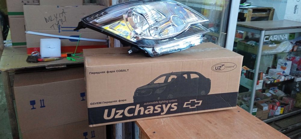 Chevrolet Cobalt фары и противотуманка   кобальт 2011-22г