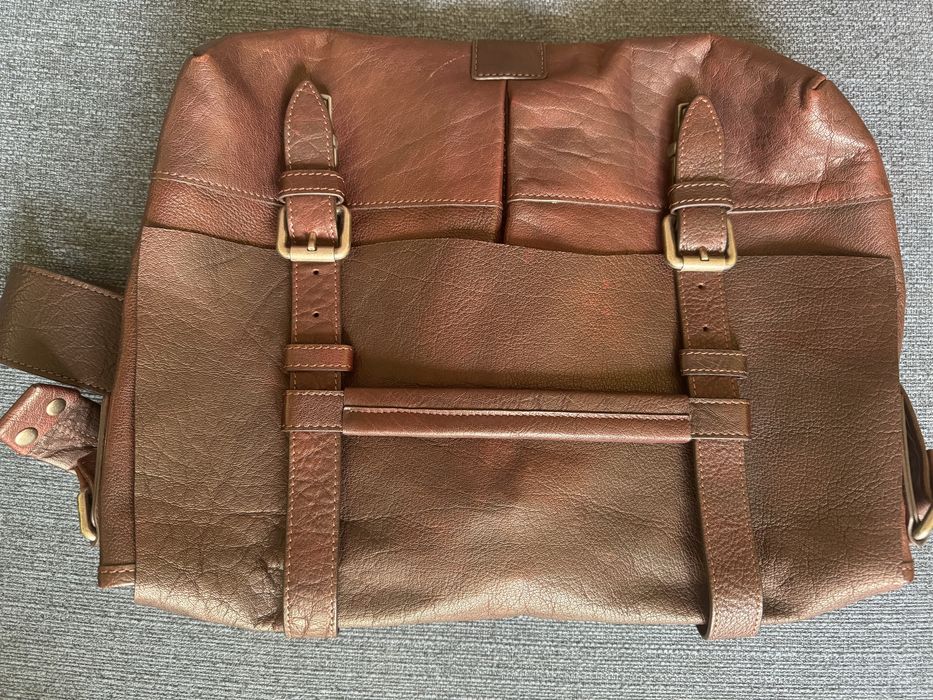 Кожаная сумка унисекс