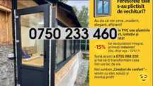 Tâmplărie PVC Iași | Ferestre & Uși Termopan cu Discount 15% | Terase