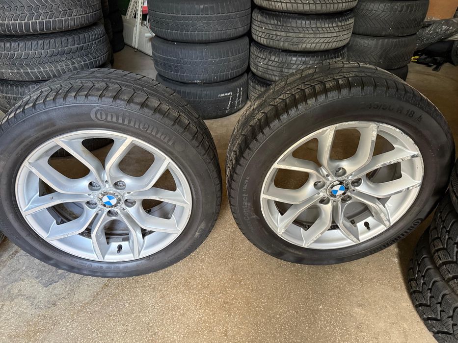 Jante Originale BMW X3/X4 pe 18 cu anvelope de iarna 245 50 18.