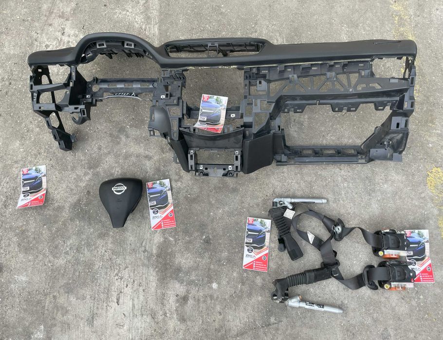 Nissan Qashai J11 kit airbag volan pasager plansa de bord - centuri