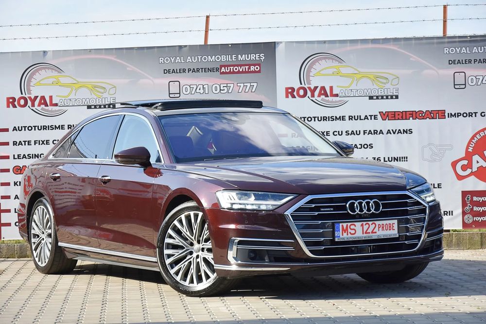 Audi A8 Garantie 12 Luni~3.0TFSI Hybrid~Lung~Full~Pano~Matrix~Camera360