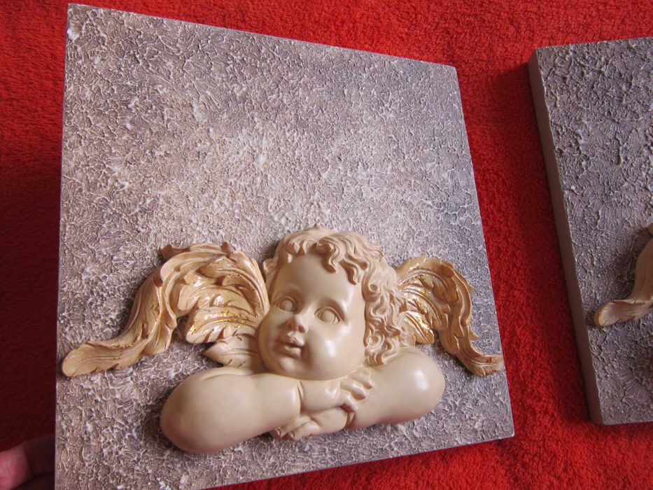 cadou rar Ingerul lui Rafael  tablou 3D vintage colectie Germania