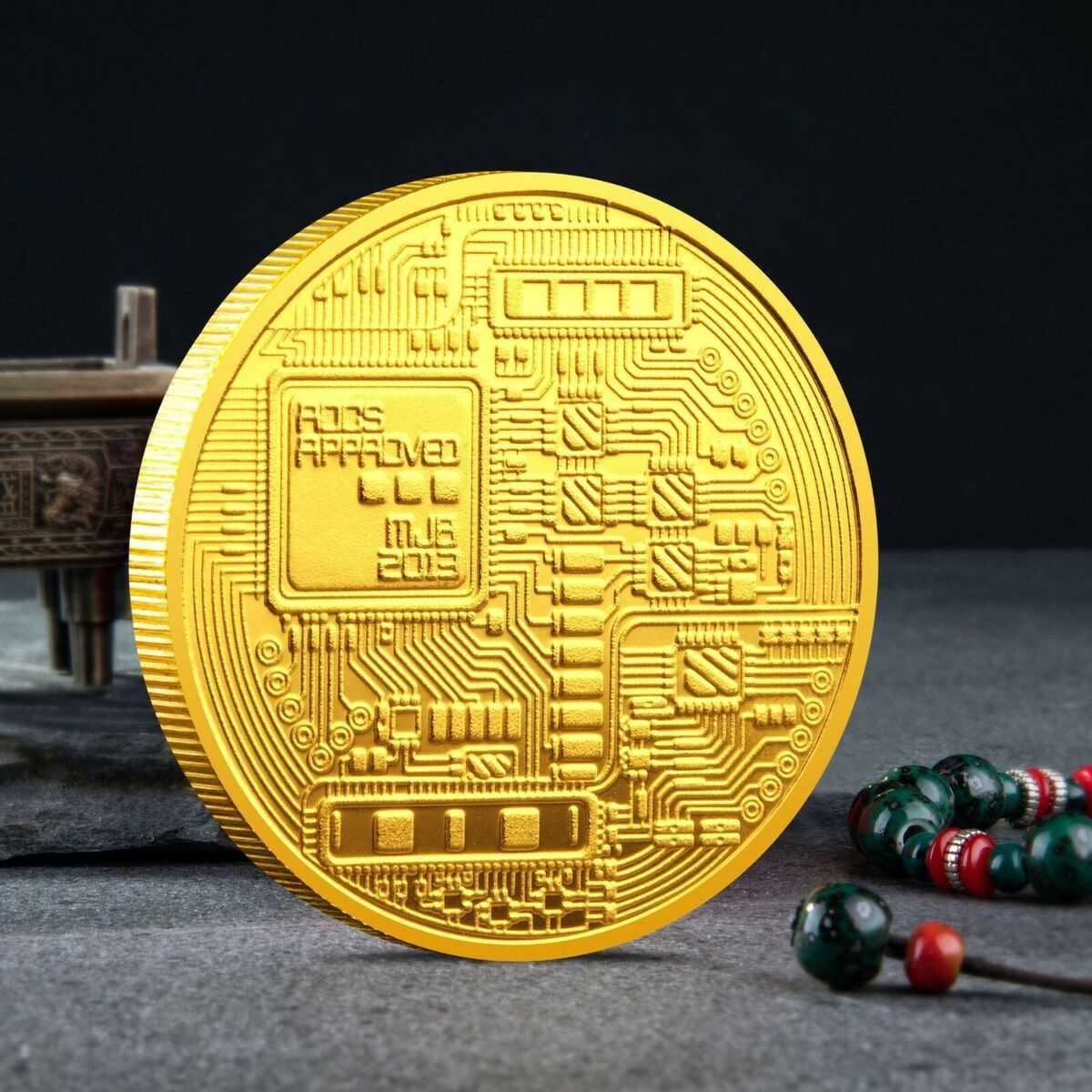 Биткойн Bitcoin колекционерска монета