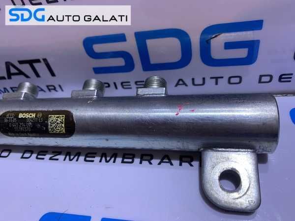 Rampa Presiune Injectoare cu Senzor Regulator Saab 9-3 93 1.9 TiD 120CP 2004 - 2015 Cod 55197370 0445214095