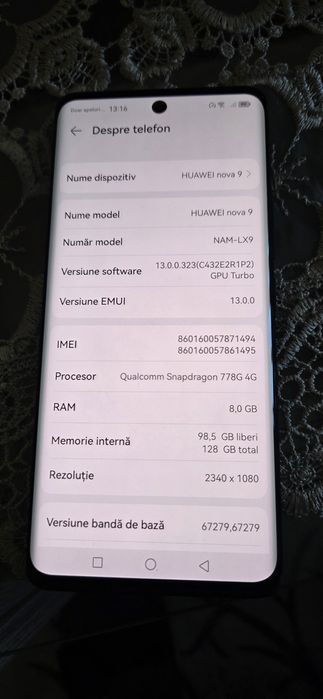 Telefon Huawei nova 9