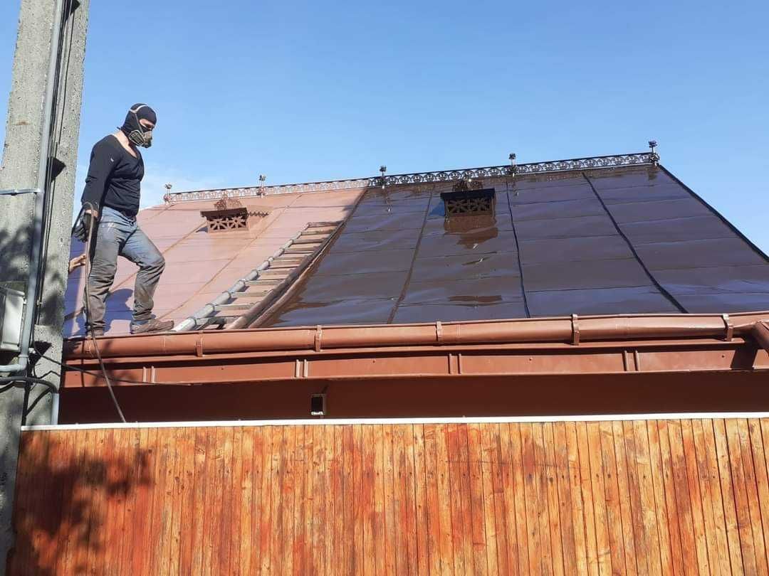 Vopsitor la tabla pe acoperisuri la case si alte suprafete