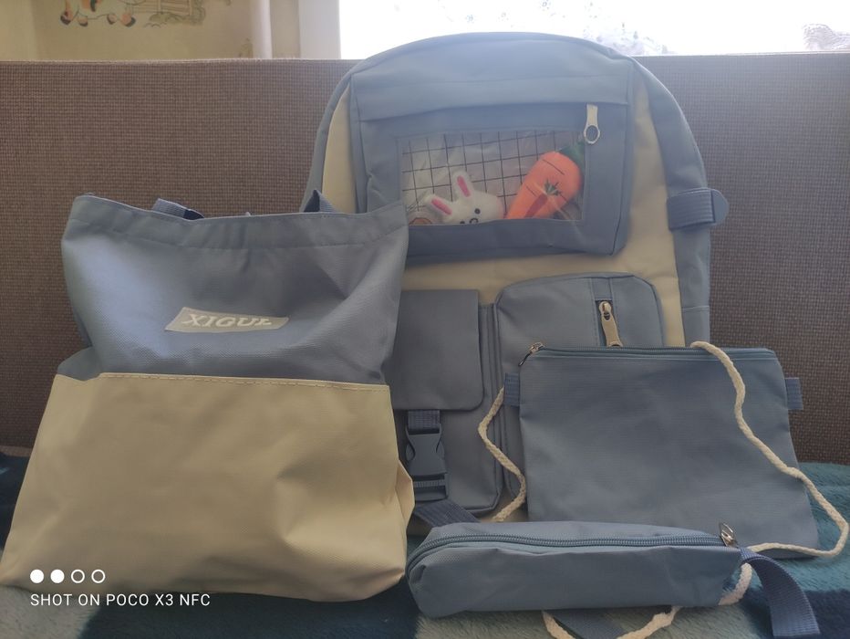 Продам новый рюкзак 4 в 1. Подарили.  Но мы уже купили.  Цена 4000 тг.