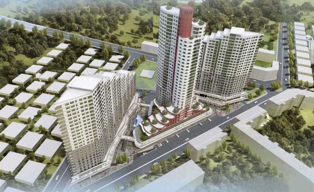 ЖК Akay City м.Х.Алимжана Дархан 4-комн 9/22 105 м² коробка