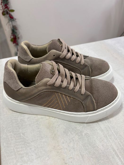 Естествена кожа дамски кецове 38