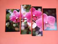 Set 4 tablouri - orhidee