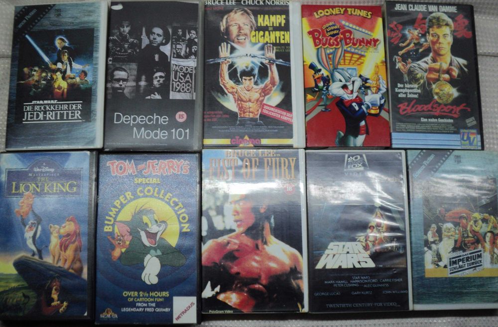 LOT Casete Video VHS Originale (de colectie)