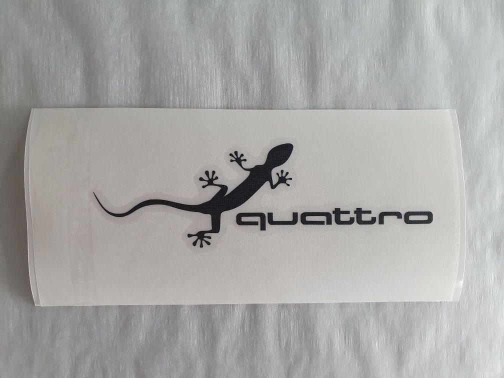 3бр. стикери Sticker Audi quattro gecko 002