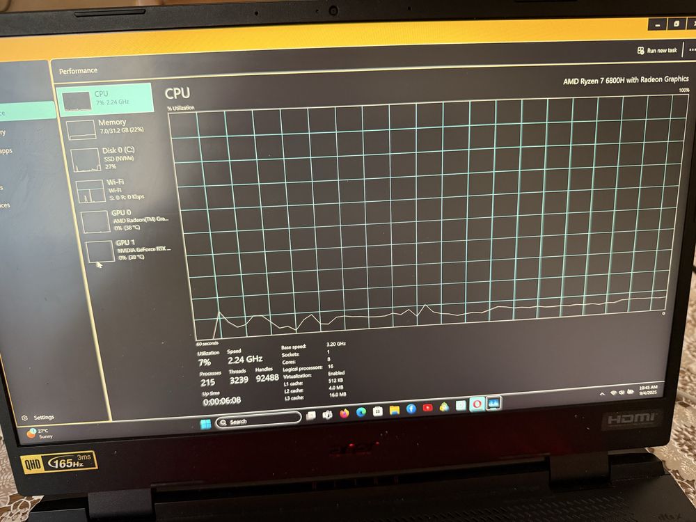 Laptop acer nitro 3070 ti