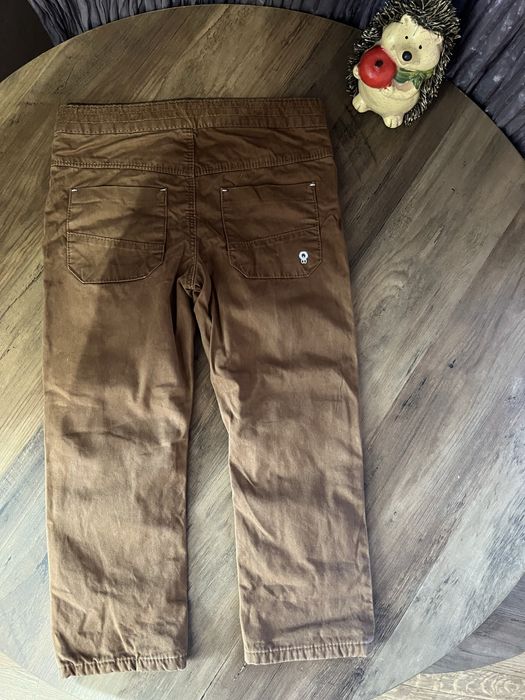 2броя подплатени панталони Okaidi - размер 2-3 години