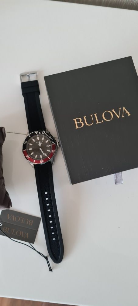 Ceas Bulova barbatesc nou curea silicon