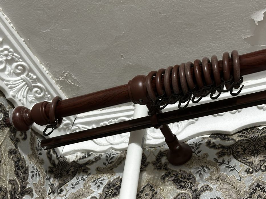 Карниз двухрядный 3 штук