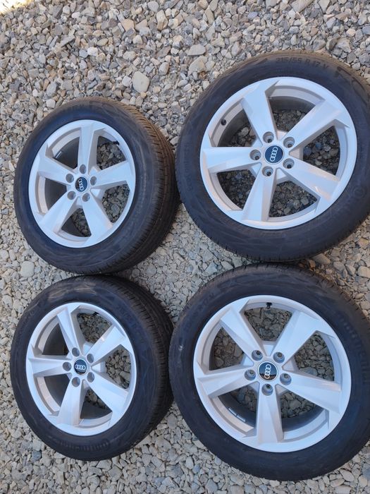 Jante Audi R17 ET 45 noi nouțe cauciucuri continental 215/55R17 3224