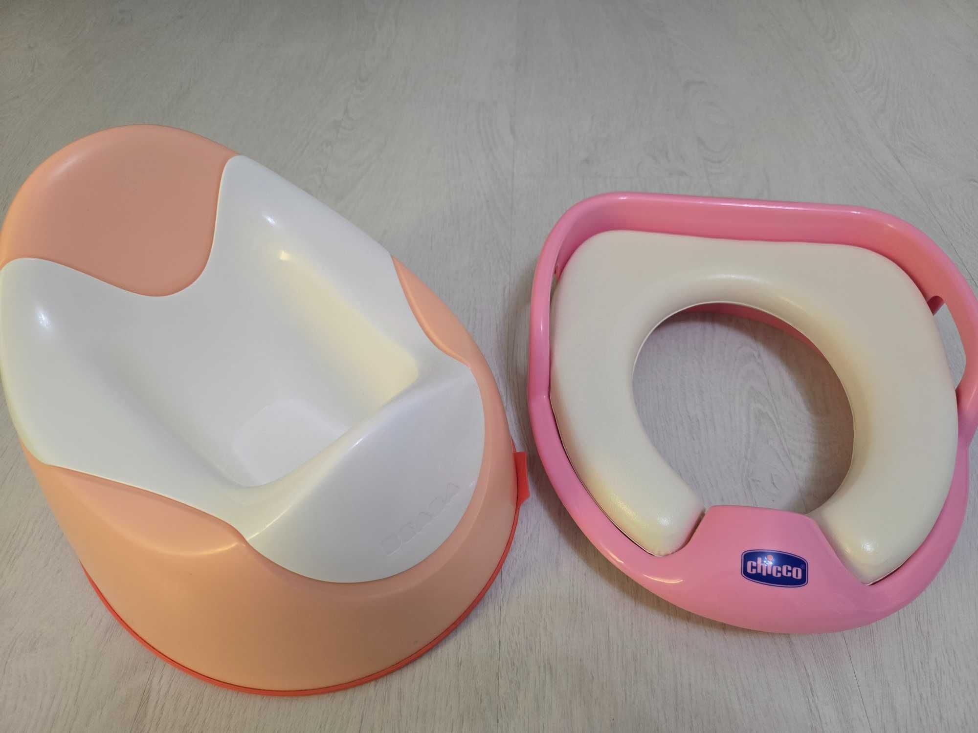 Детский горшок Beaba и накладка на унитаз Chicco