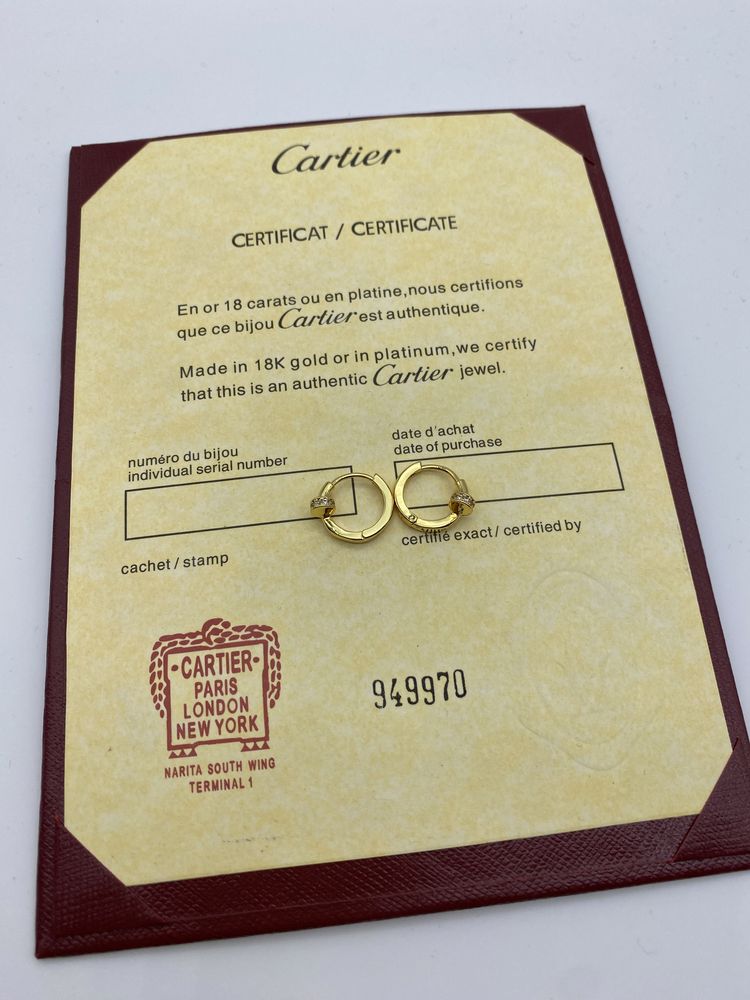 MINI Cercei Cartier Cui Gold 750