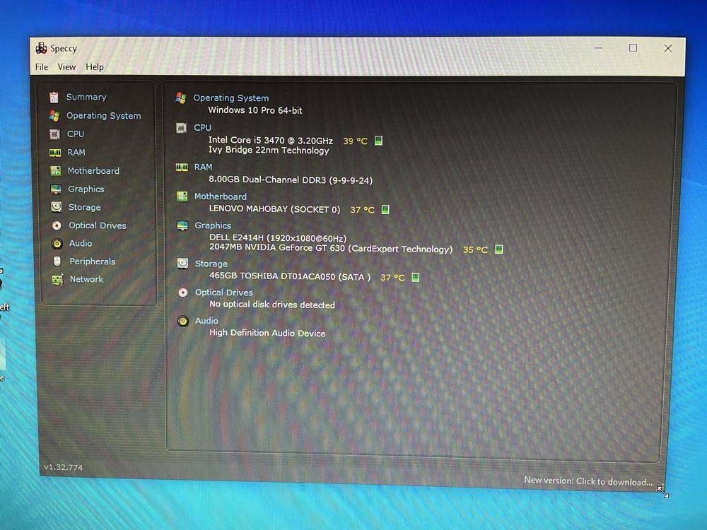 Pc intel i5 3470, 8gb ram, Nvidia GT 630 2gb, HDD 500gb. Pret fix