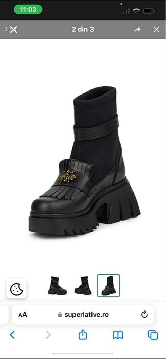 Vând ghete de piele