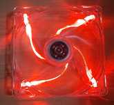 Vand 2 ventilatoare Segotep iluminare albastra si rosie 120 mm