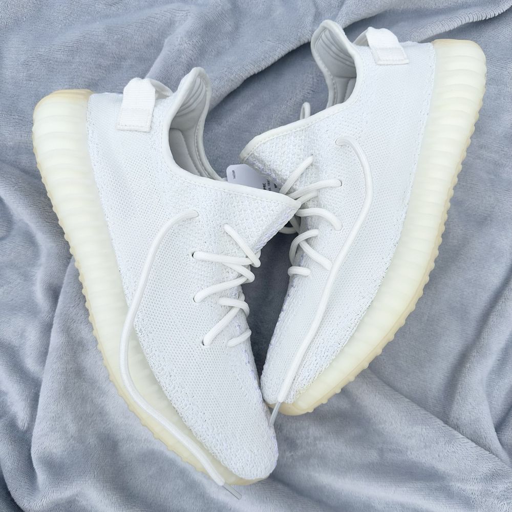 Pantofi Sport Adidas Yeezy 350 Boost Cream White -100% originali